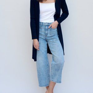 NWT banana republic high-waisted wide-leg jeans